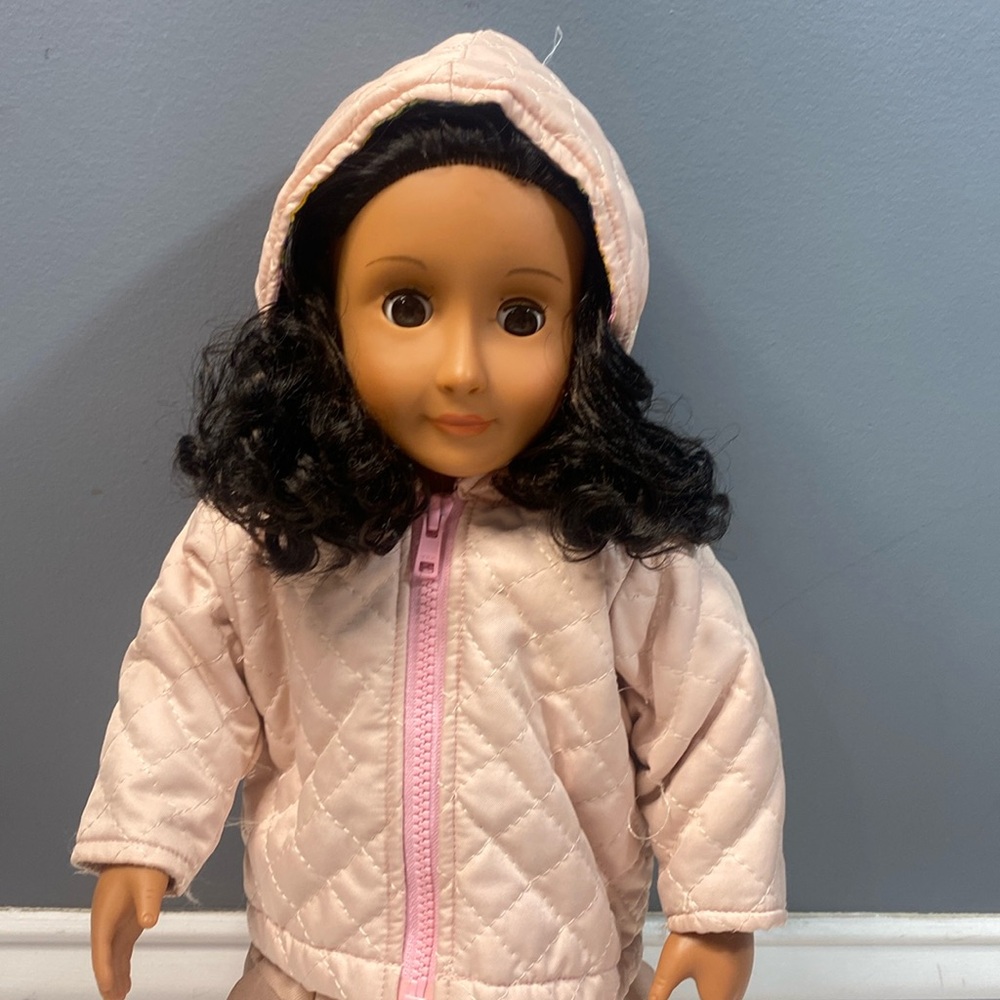 A real coat for American girl dolls